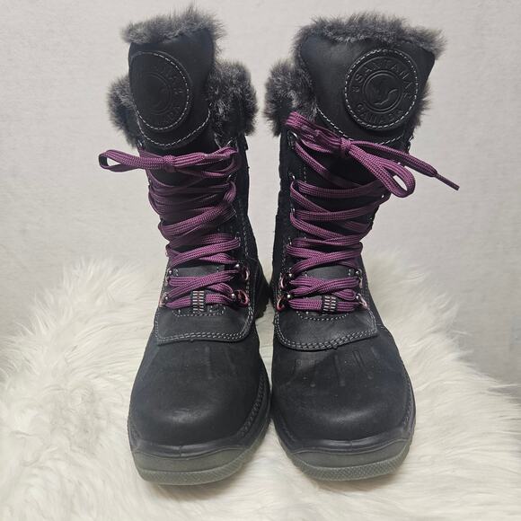 SANTANA CANADA Maldine 2 Snow Boot Black Purple - Picture 1 of 12
